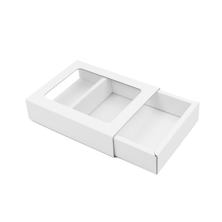 White Sleeve Gift Box with Clear Window