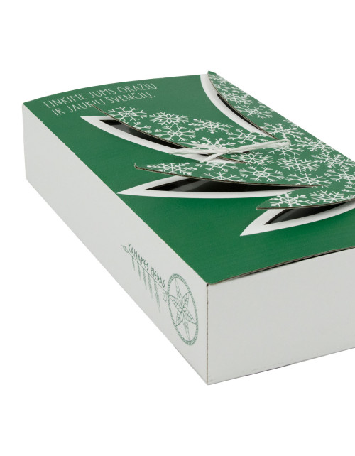 Gift Box Design with Graphic Elements