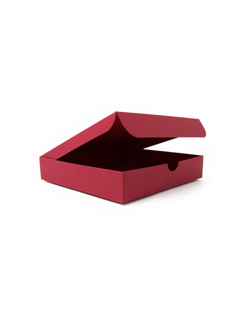 Коробка из красного декоративного картона
