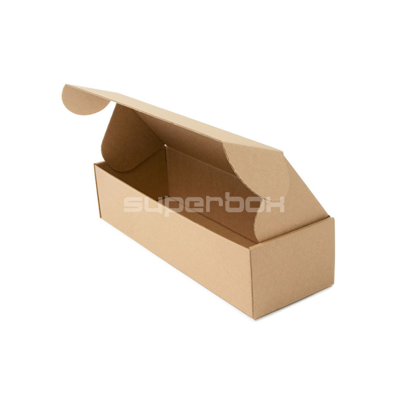 Long Shipping Box from Single Wall Corrugated E-flute Long Shipping Box from Single Wall Corrugated E-flute