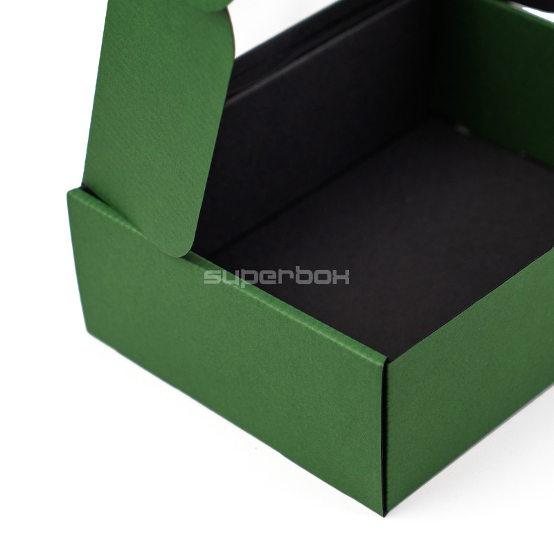 Green A5 Format Gift Box with Window