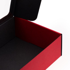Red A5 Format Gift Box with Window | 210x160x70 mm | Superbox