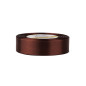 Opulent Dark Chocolate Color Satin Ribbon, 25 mm Width