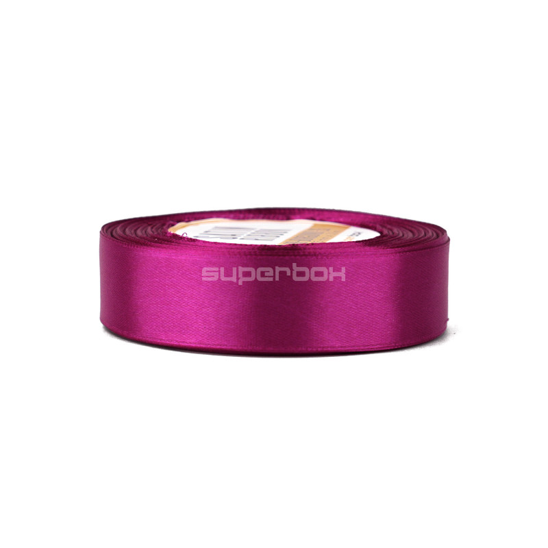 Bold Hot Pink Satin Ribbon, 25 mm Width