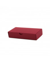 Pailga dėžutė įleidžiamu dangteliu iš raudono kartono