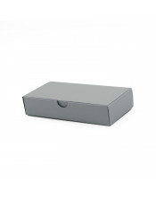 Gift Box from Gray Decorative Cardboard