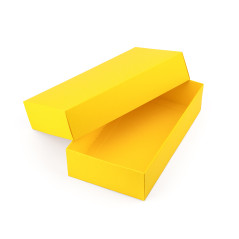 Yellow Two Piece Cardboard Gift Box