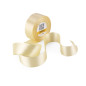 Elegant Cream Color Satin Ribbon, 38 mm Width