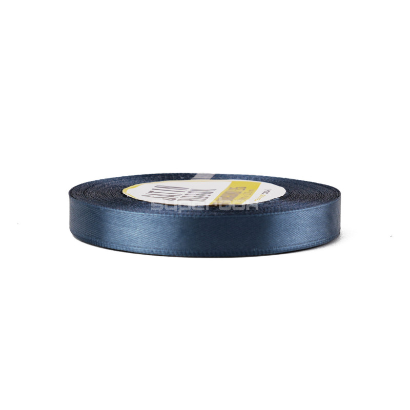 Refined Navy Blue Satin Ribbon, 12 mm Width