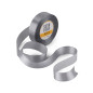 Decorative Grey Satin Ribbon, 25 mm Width