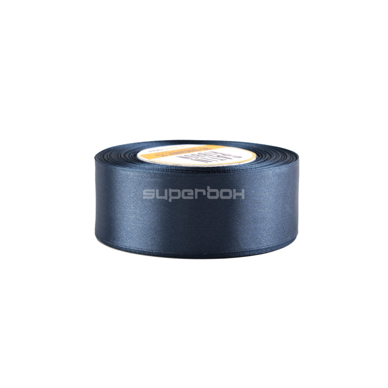 Refined Navy Blue Satin Ribbon, 38 mm Width