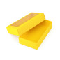 Yellow Two Piece Cardboard Gift Box with Window