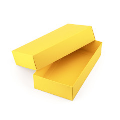 Yellow Two Piece Cardboard Gift Box