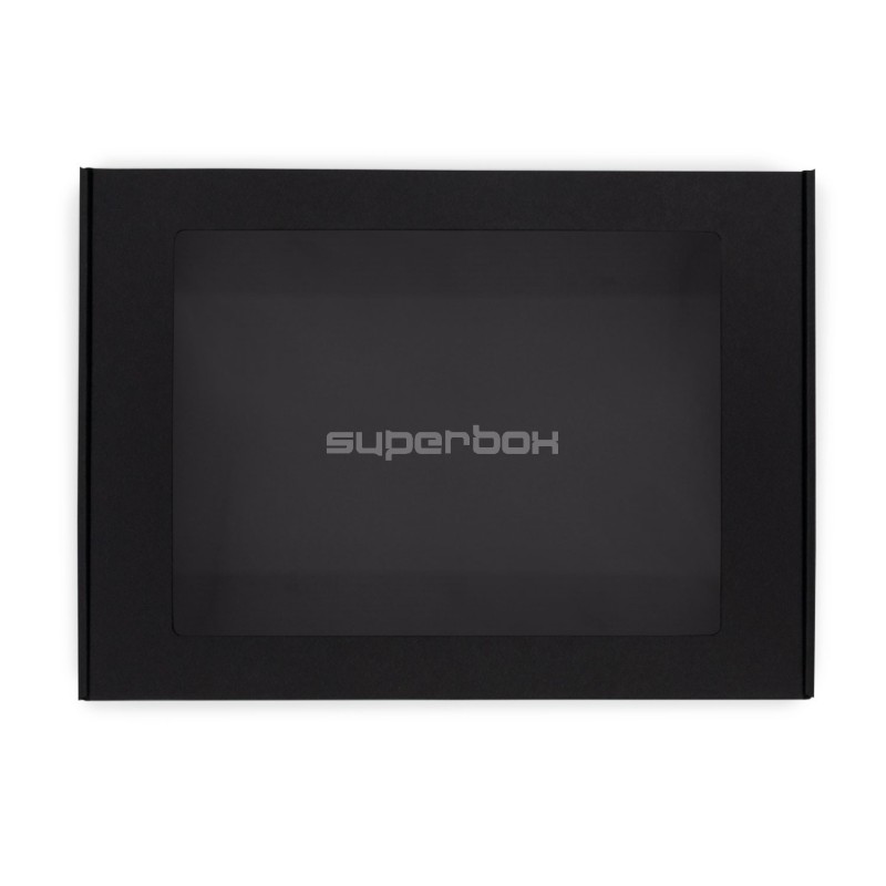 Black Gift Box with Transparent Window for Bedding