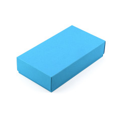 Turkio spalvos dviejų dalių kartono dėžutė | 200x110x50 mm | Superbox