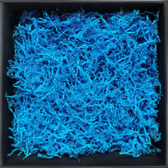 Rigid Sky Blue Shredded Paper - 2 mm, 1 kg