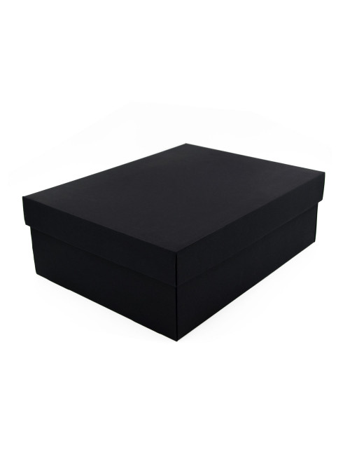 Labai didelė juoda dovanų dėžė iš dviejų dalių