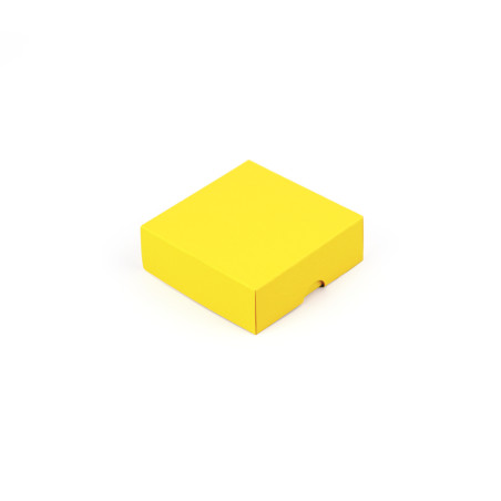 Dviejų dalių maža geltona dėžutė | 90x90x30 mm | Superbox