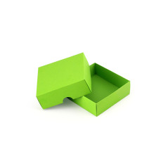Light Green Two-Piece Square Gift Box | 90x90x30 mm | Superbox