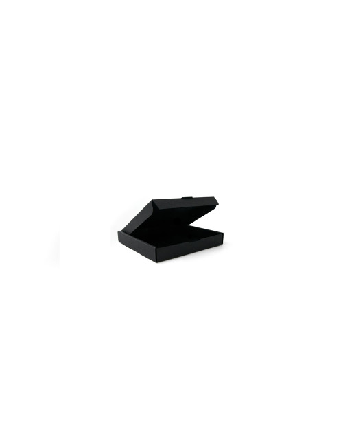 Kvadratinė 15 mm aukščio juoda matinė dėžutė