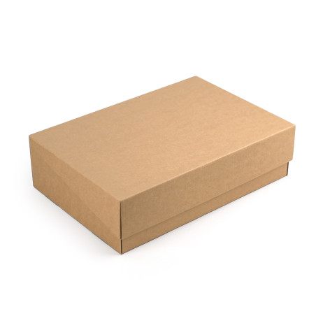 Brown Flip Lid Box | 305x215x85 mm | Superbox