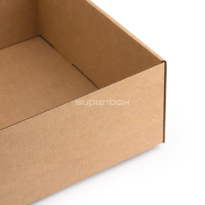 A4 Format Brown Flip Lid Box