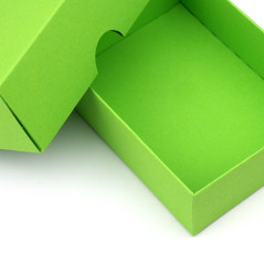 Šviesiai žalia kartoninė dovanų dėžutė | 95x70x30 mm | Superbox