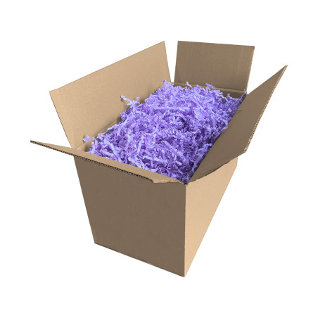 Standžios šviesiai violetinės popieriaus drožlės - 4 mm, 1 kg