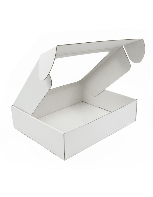 White Gift Box with Clear Window