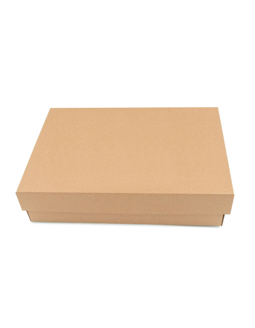 Ruda universali dviejų dalių dėžutė be langelio 8,5 cm aukščio