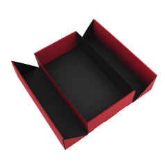 Double Door Red Gift Box with Ribbon | 340x190x85 mm | Superbox
