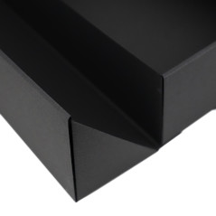 Black Double Door Box with Ribbon | 340x190x85 mm | Superbox