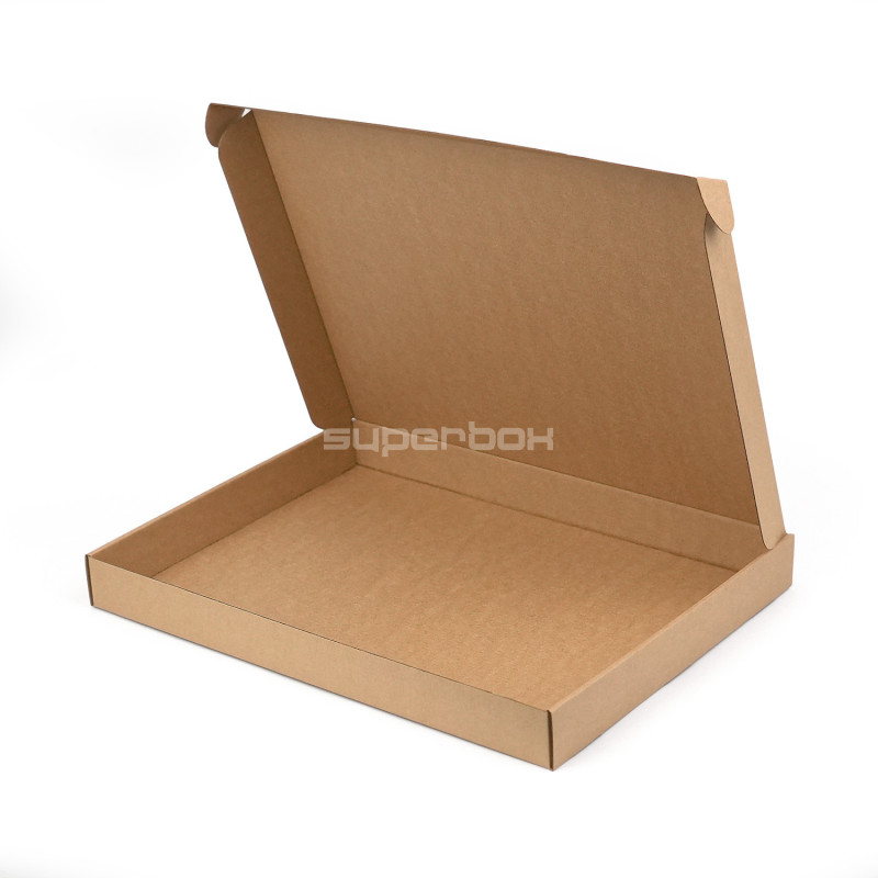 Large Low Height Brown Gift Box