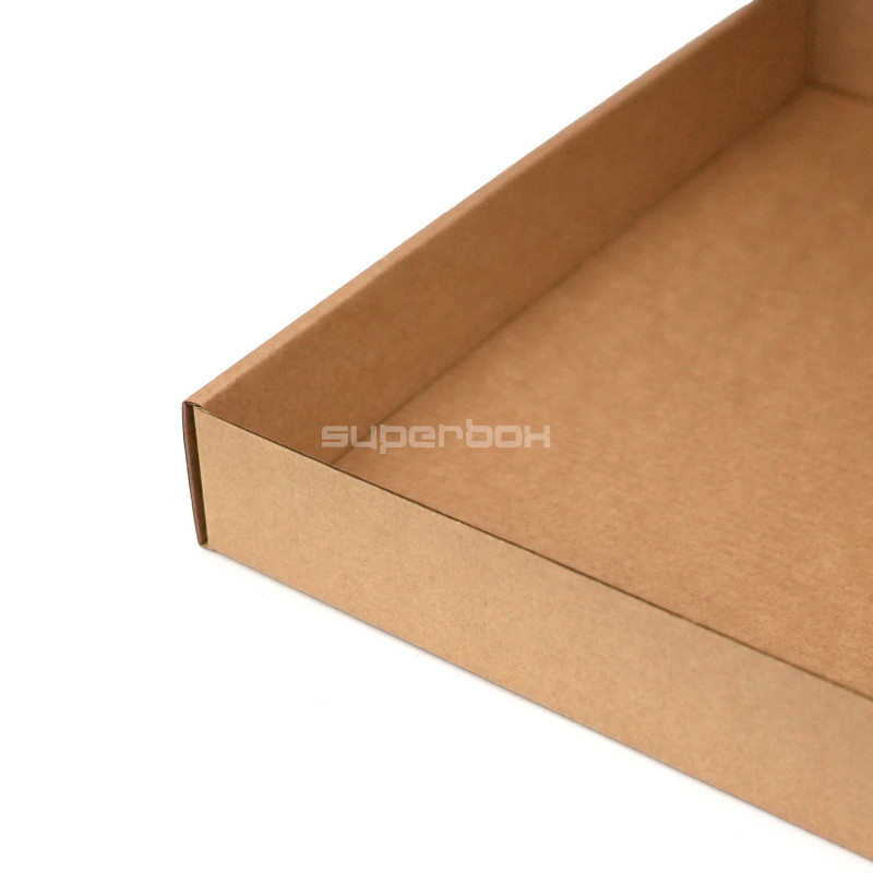 Large Low Height Brown Gift Box