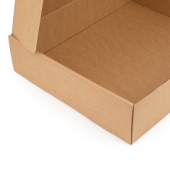 Brown Large Cardboard Box for Gifts | 360x300x85 mm | Superbox