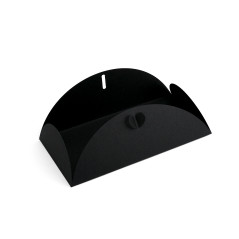 Black Envelope with Heart Clasp