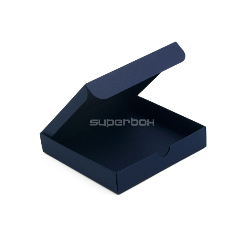 Square Gift Box from Blue Decorative Cardboard Square Gift Box from Blue Decorative Cardboard