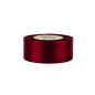Bordo spalvos plati atlasinė juostelė, 38 mm pločio