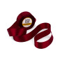 Bordo spalvos plati atlasinė juostelė, 38 mm pločio