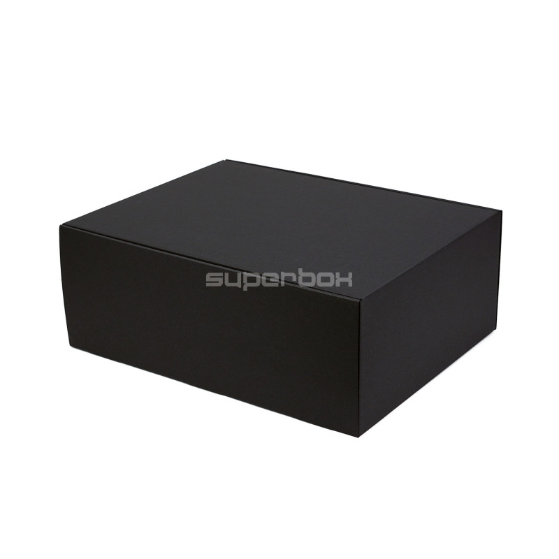 Quick Closing Very Large Black Gift Box, 300x400x150 mm
