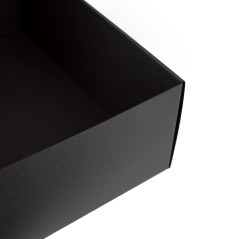 Quick Closing Very Large Black Gift Box, 300x400x150 mm
