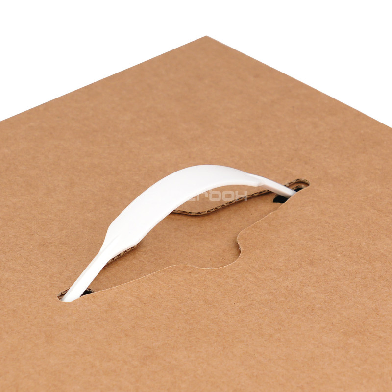 Baltos plastikinės rankenėlės dėžutėms