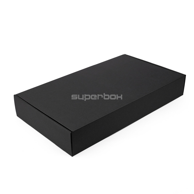 Large black quick closing box, 437x252x67 mm