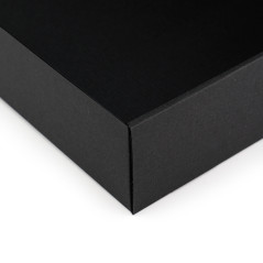 Large black quick closing box, 437x252x67 mm