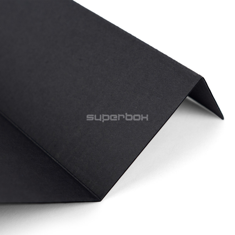 Juodas V formos įdėklas butelių pakavimui