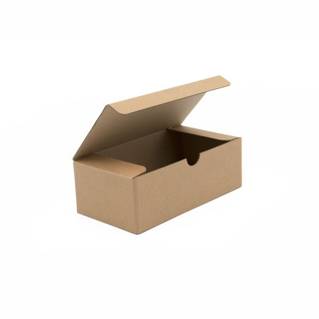 Popular Brown Retail Style Box with Envelope Locking Base