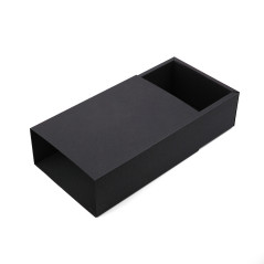 Black gift box with a sleeve, 240x160x85 mm