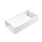 White gift box with a sleeve, 240x160x85 mm