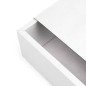 White gift box with a sleeve, 240x160x85 mm