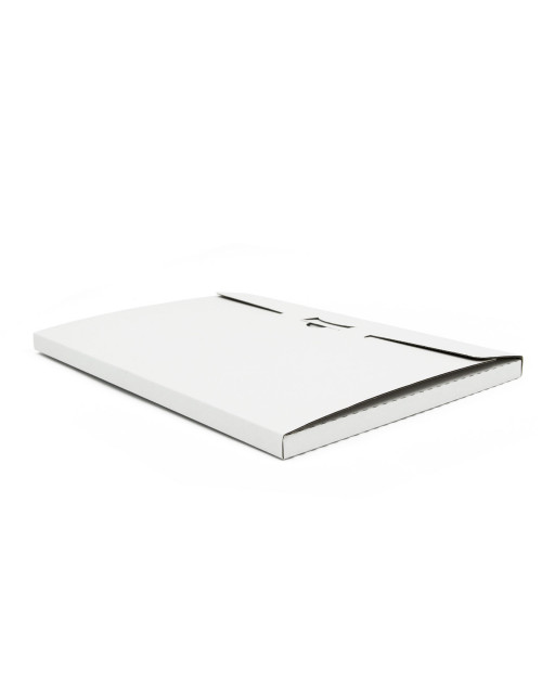 Baltas A4 formato vokas iš mikrogofros, 1.2 cm aukščio